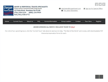 Tablet Screenshot of durgantravel.com